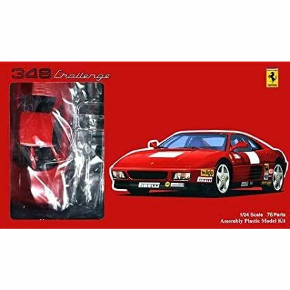 Ferrari 348 Challenge 1/24 Model Car Kit #FU012320 by Fujimi