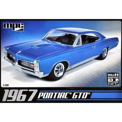 1967 Pontiac GTO 1/25 Model Car Kit #710 by MPC