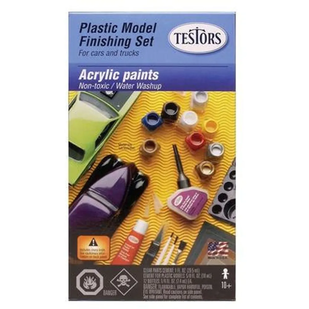 Testors Acrylic Paint Sets Finishing Set #9163