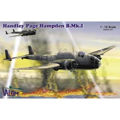 Handley page Hampden B. MkI 1/72 #72033 by Valom