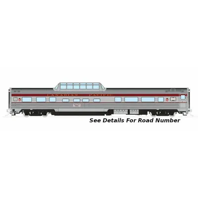 HO Scale Budd Mid-Train Dome: CP Maroon #510