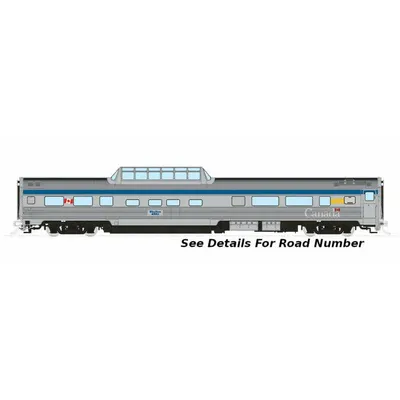 HO Scale Budd Mid-Train Dome: VIA Rail Canada #8502