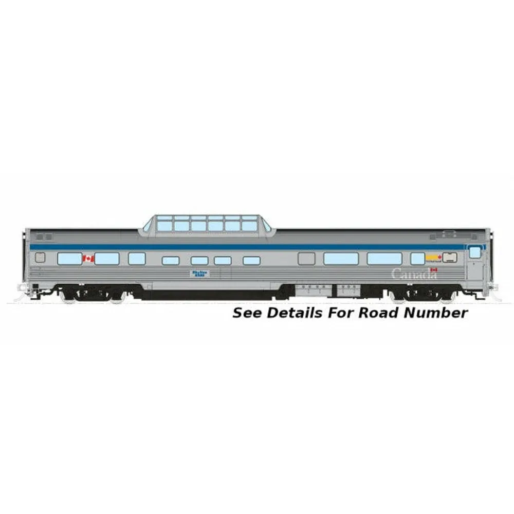 HO Scale Budd Mid-Train Dome: VIA Rail Canada #8507