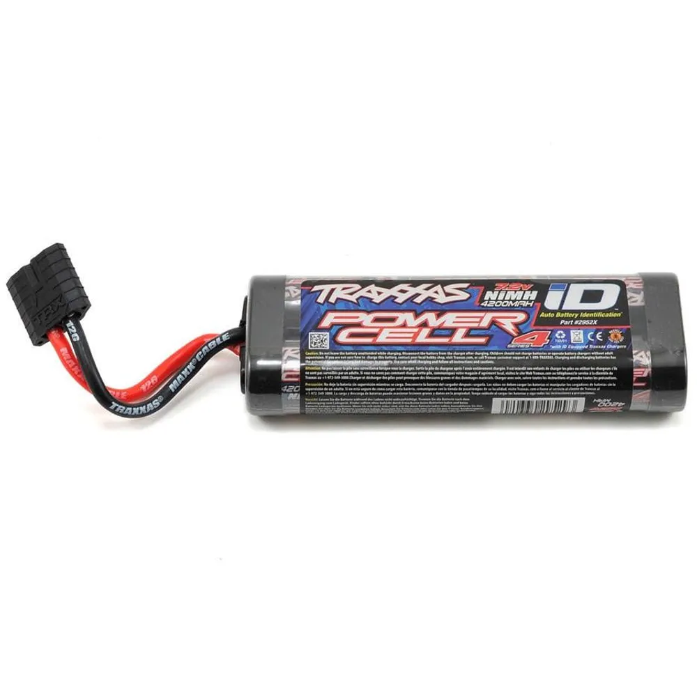 Traxxas NiMH Battery 6-Cell 4200mAh 7.2V iD Plug Flat - TRA2952X