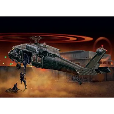 UH-60/MH-60 Black Hawk "Night Raid" 1/48 by Italeri