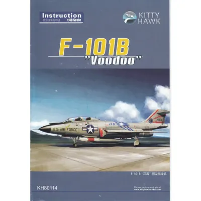 F-101B/RF-101 B Canadian Version 1/48 by Kitty Hawk