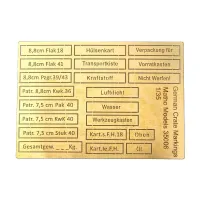 German Crate Markings (airbrush templates) 1/35 by Matho Models