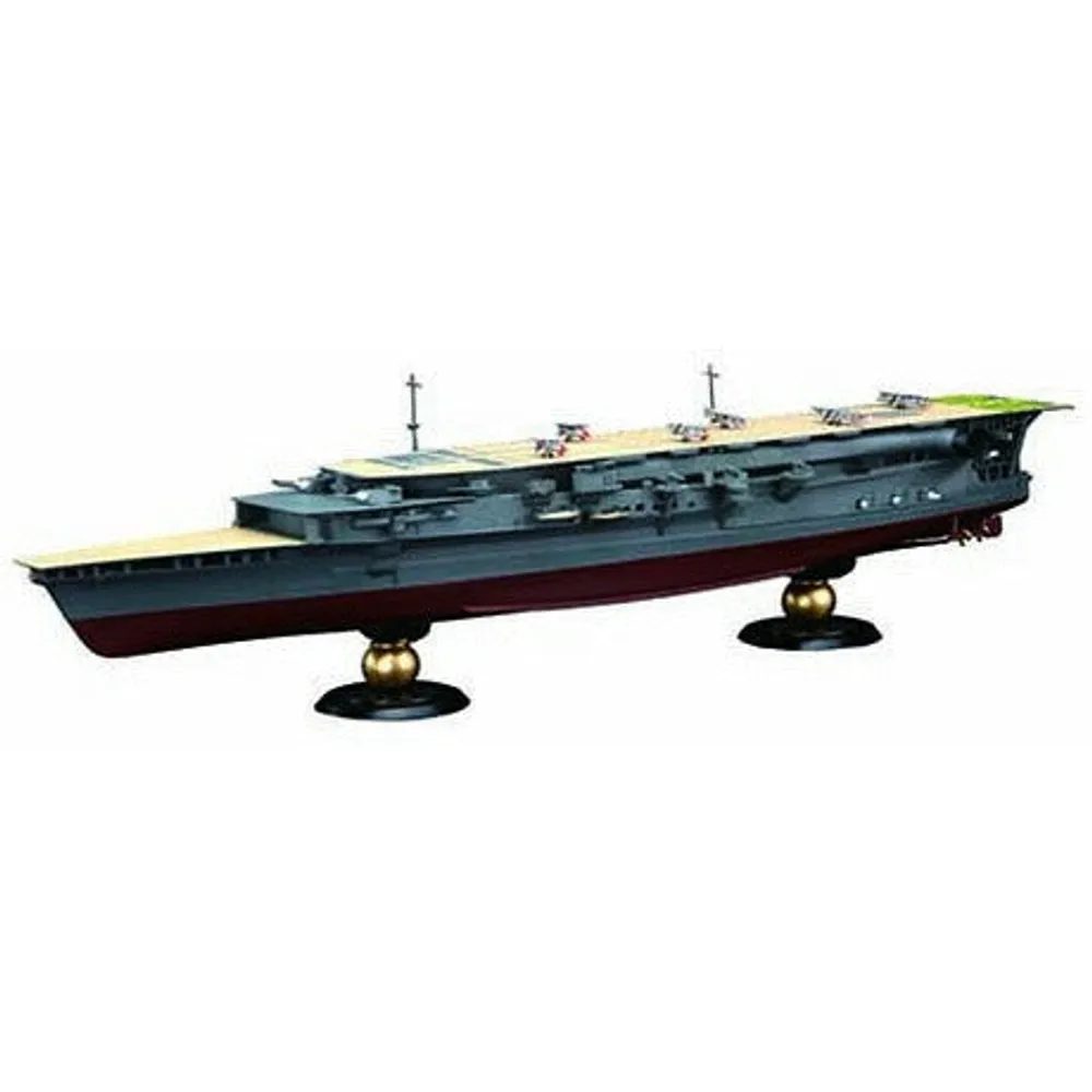 IJN Aircraft Carrier Kaga Three Flight Deck Version Full Hull 1/700 Model Ship Kit #451558 by Fujimi