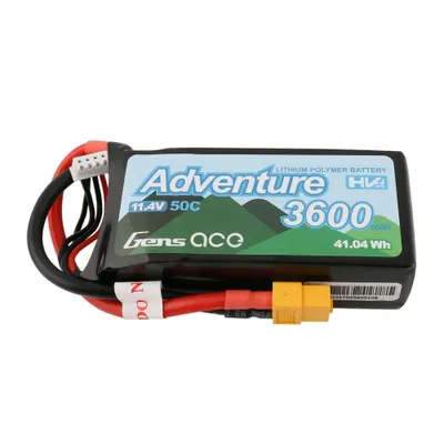 Gens Ace - 50c 3600mAh 3S1P 11.4V LiPo