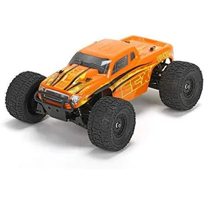 ECX 1/18 4WD Monster Truck RTR Brushed Ruckus - Orange/Yellow ECX01000T2