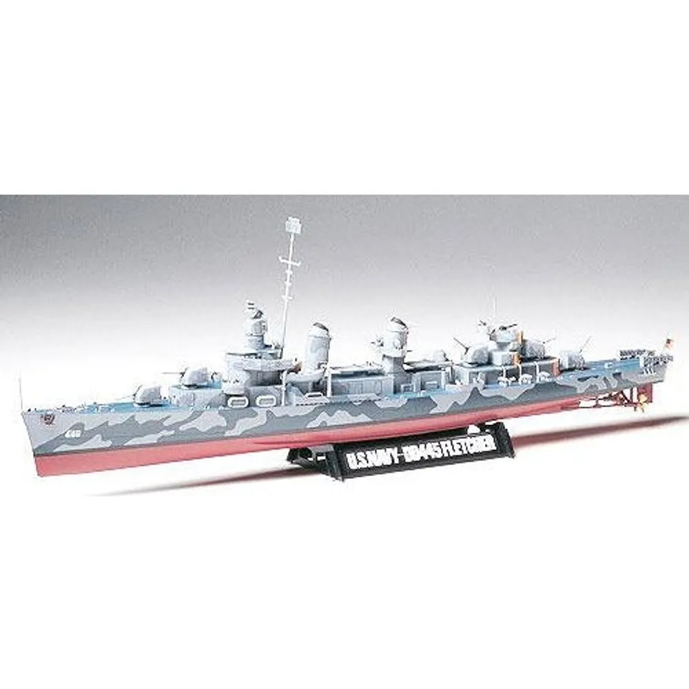 DD445 Fletcher US Navy Destroyer 1/350 Model Ship Kit #78012 by Tamiya