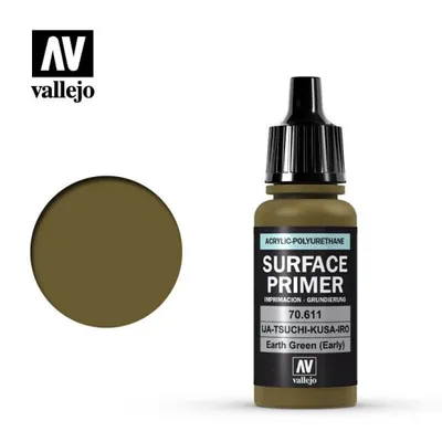 VAL70611 Acrylic Polyurethane Primer - IJA Earth Green (Early) (17ml)