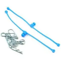 Du-Bro Body Klip Retainers (Blue) 2/pkg DUB2249