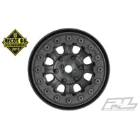 PRO2747-15 Pro-Line Denali 1.9" Black/Black Bead-Loc 8 Spoke Front or Rear Wheels (2) for Rock Crawlers