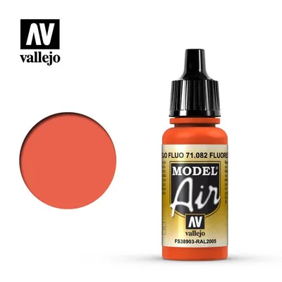 Vallejo Model Air 71.082 Fluorescent Red