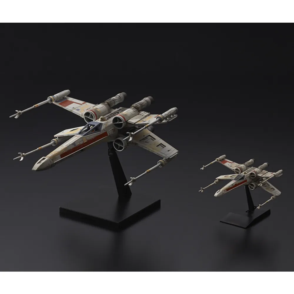 X-Wing Fighters (Set of 2 Models) 1/72 & 1/144 Star Wars Model Kit #0210522 by Bandai