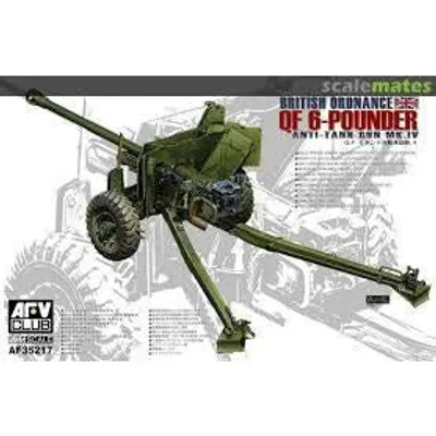 QF 6-Pounder British Ordnance Anti-Tank Gun MK.IV 1/35 #AF35217