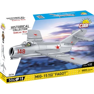 Cobi Historical Collection Korean War: 2416 MIG-15 Fagot 504 PCS