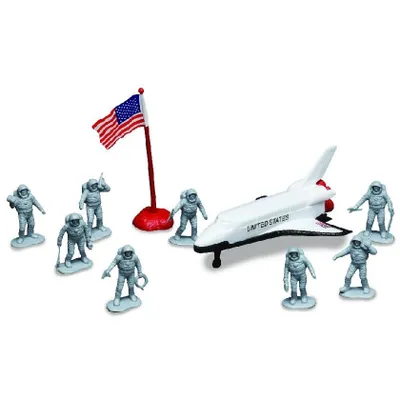 NASA Space Astronauts Plastic Playset