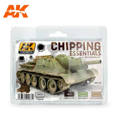 AK-138 Chipping Essentials Weathering Set