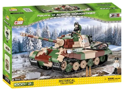 Cobi Historical Collection WWII: 2540 Panzerkampfwagen Vi Tiger Ausf.B "Konigstiger" 1000 PCS