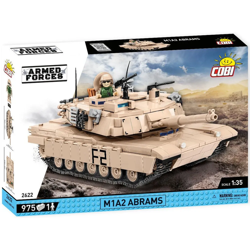 Cobi Armed Forces: 2622 M1A2 Abrams 975 PCS