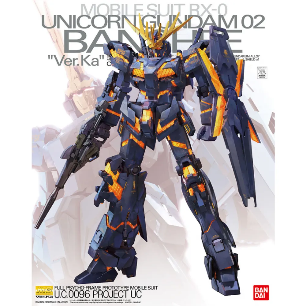 MG 1/100 RX-0 Unicorn Gundam 02 Banshee Ver.Ka #5061593 by Bandai