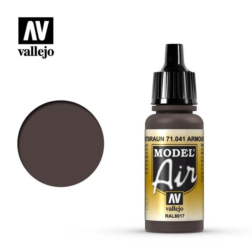 Vallejo Model Air 71.041 Tank Brown (RAL 8017) 17mL