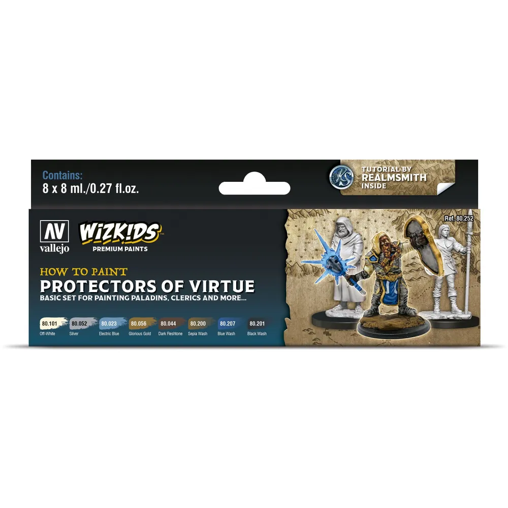 WIZK!DS Premium Paint Set Protectors of Virtue