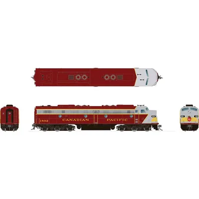 Rapido 28509 HO EMD E8A, ESU LokSound DCC Sound, Canadian Pacific As Delivered #1800