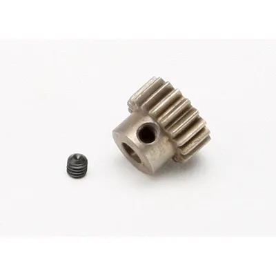 TRA5644 Traxxas Gear, 18-T pinion (0.8 metric pitch, compatible with 32-pitch) (hardened steel) (fits 5mm shaft)/ set screw
