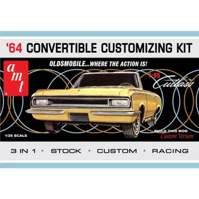 1964 Convertible Customizing Kit F-85 Cutlass 1/25 Model Car Kit #1200 by AMT