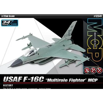 USAF F-16C Multirole Fighter MCP (Snap Together) 1/72 by Academy