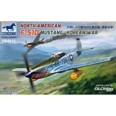 North American F-51D Mustang Korean War 1/48 #FB4012 by Bronco