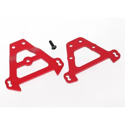 TRA5323R Aluminum Bulkhead Tie Bars (Red)