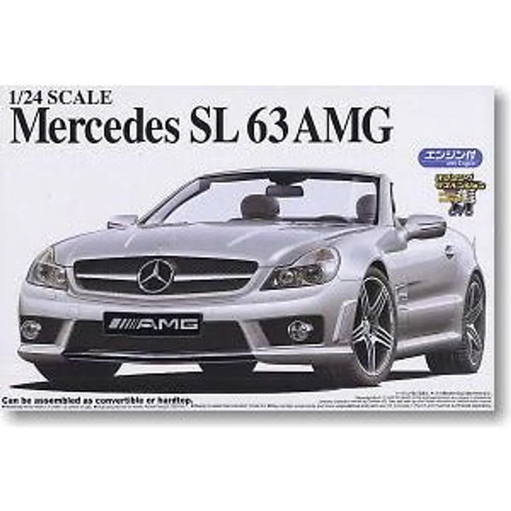 The Best Car GT SL63 AMG 1/24 Model Car Kit #047859 by Aoshima