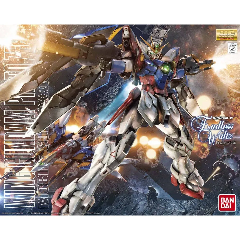 MG 1/100 XXXG-00W0 Wing Gundam Proto-Zero Ver EW #5063543 by Bandai