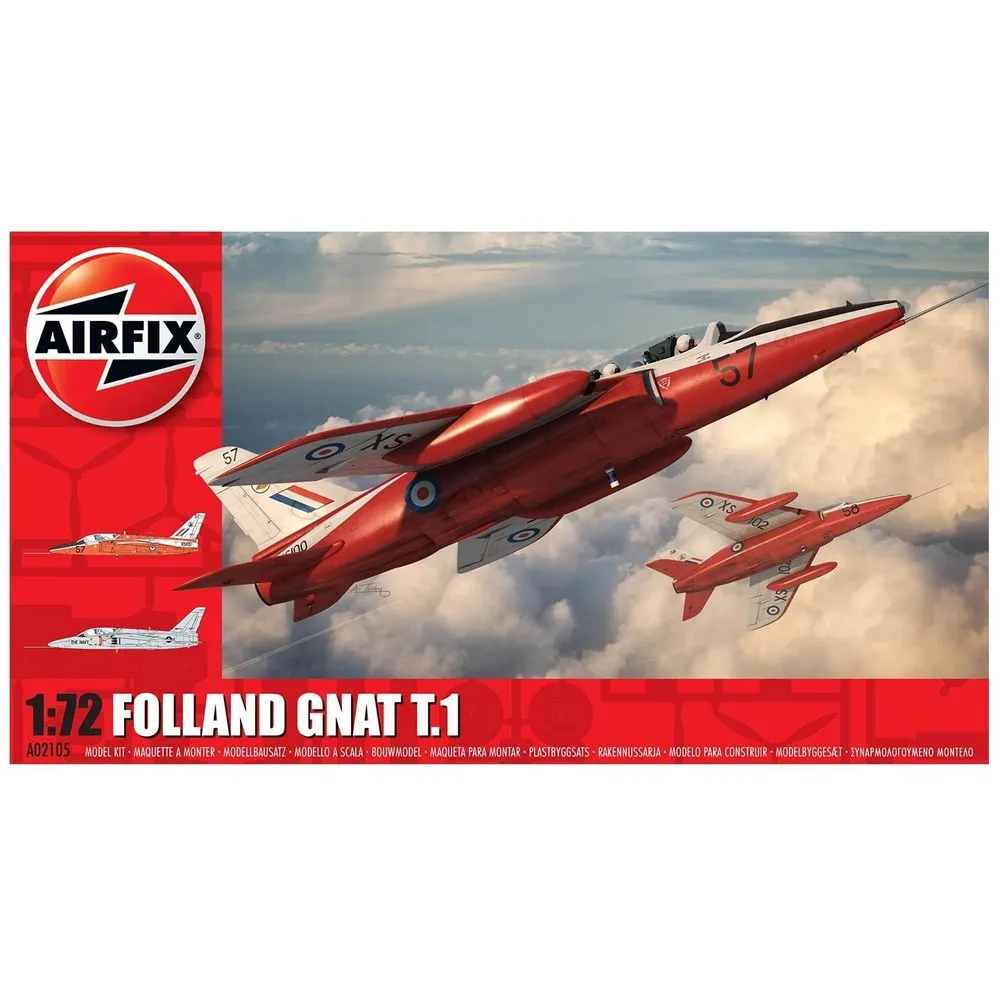 Folland Gnat T.1 1/72 by Airfix