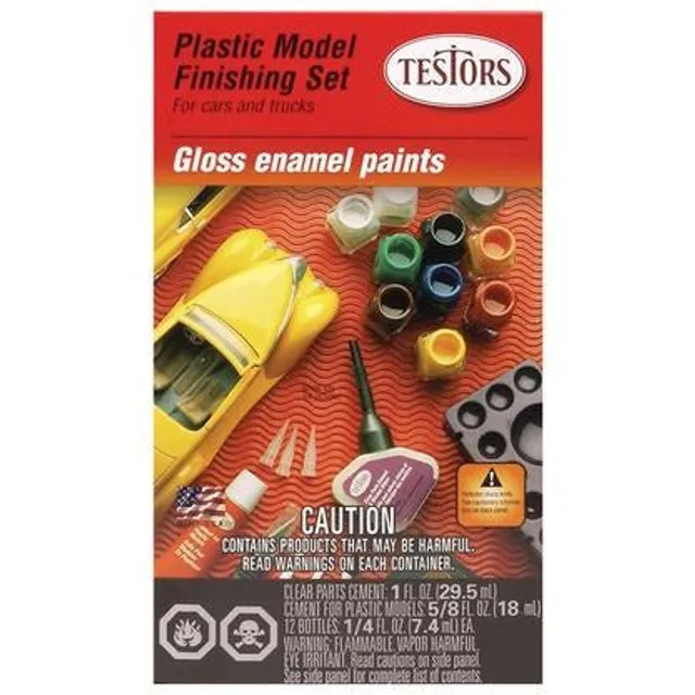 Testors 9119X Testor Corp. Model Car Paint Kit
