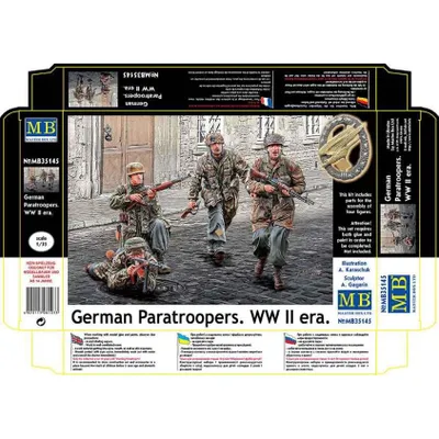 MasterBox German Paratroopers, WWII 1/35 by Master Box