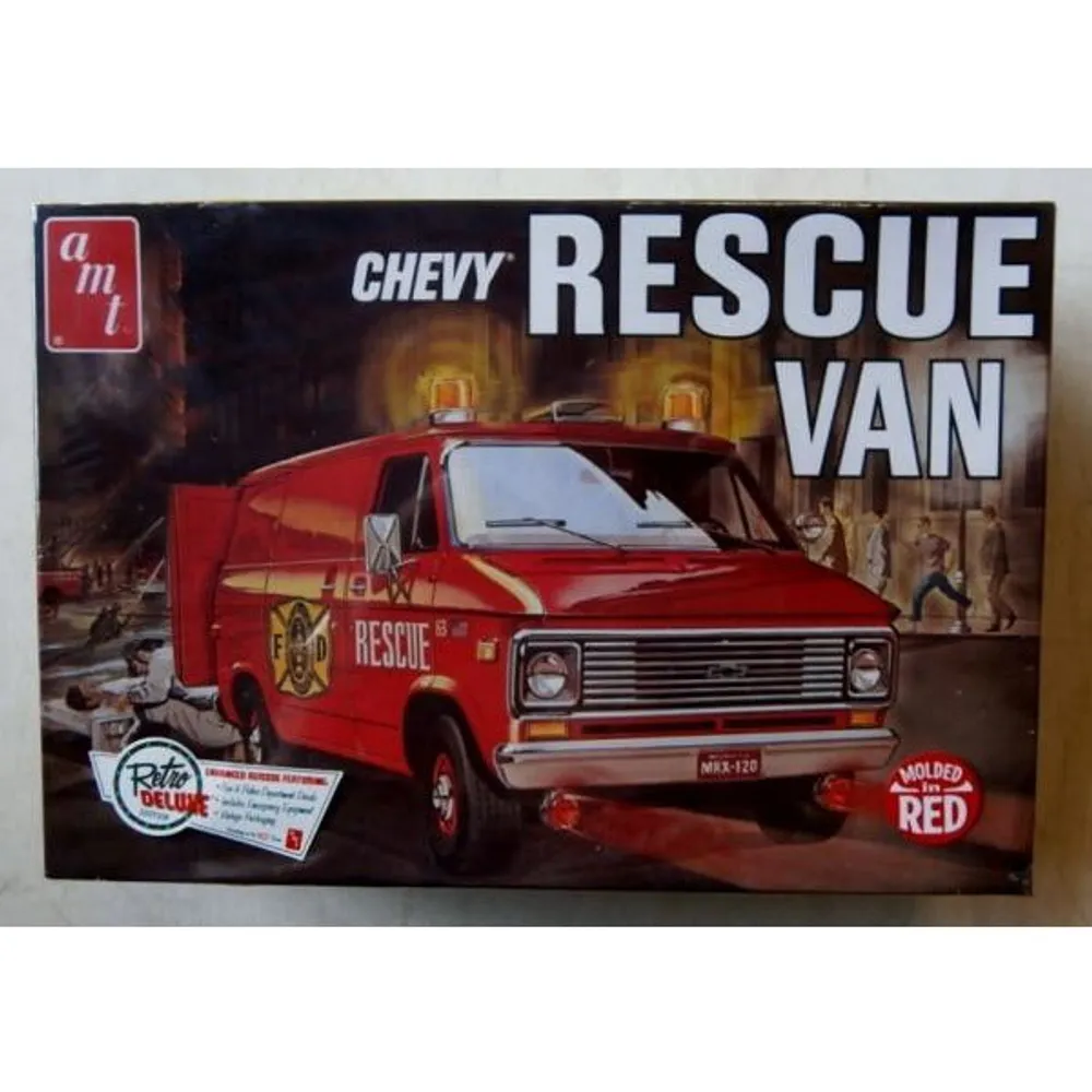 Chevrolet Rescue Van 1/25 Model Car Kit #851 by AMT