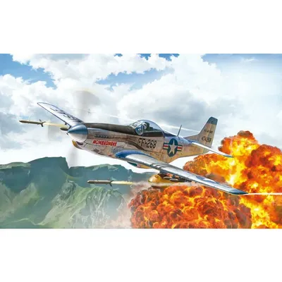 North American F-51D Mustang 1/72 #1452 by Italeri