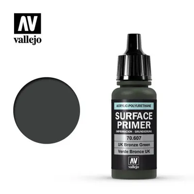 VAL70607 Acrylic Polyurethane Primer - UK Bronze Green (17ml)