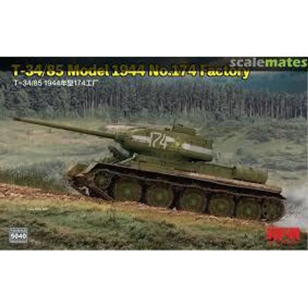 T-34/85 Model 1945 No.174 Factory 1/35 #5040 by Ryefield Model