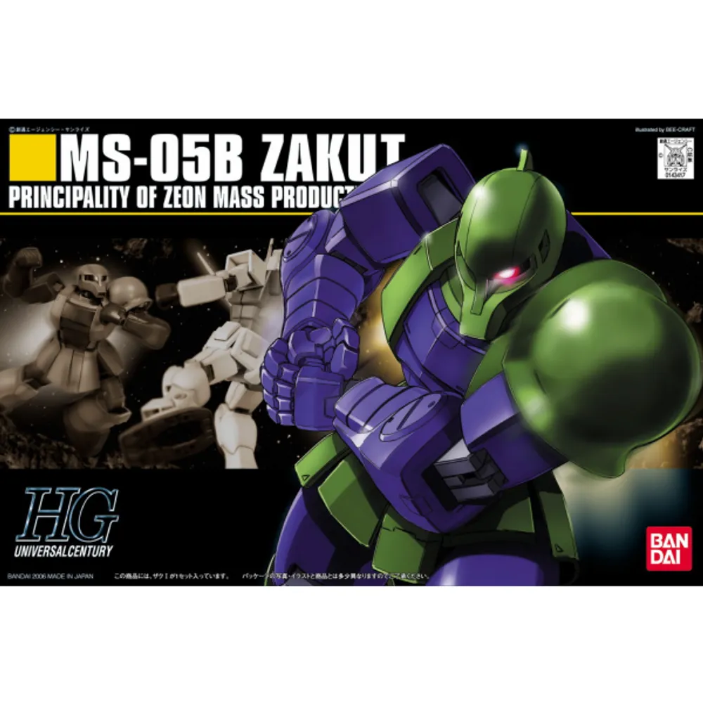 HGUC 1/144 #064 MS-05B Zaku I #5059159 by Bandai