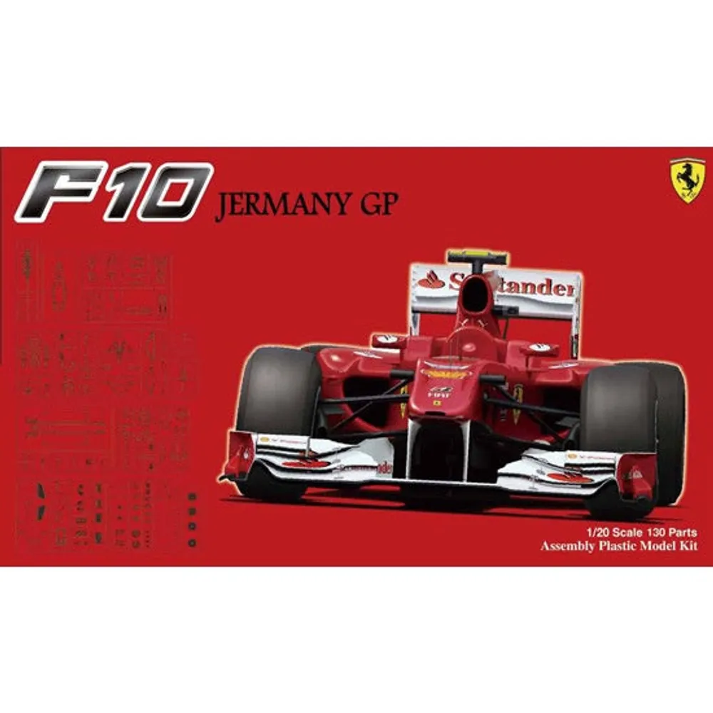 Ferrari F10 (German GP) 1/24 Model Car Kit #090948 by Fujimi