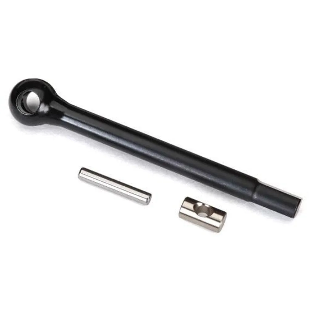 Traxxas Axle shaft, front (left)/ drive pin/ cross pin . TRA8228