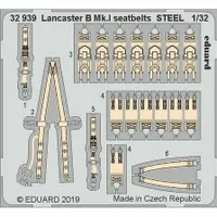 Eduard 1/32 Lancaster B Mk. I Seatbelts Painted Photo Etch #32939