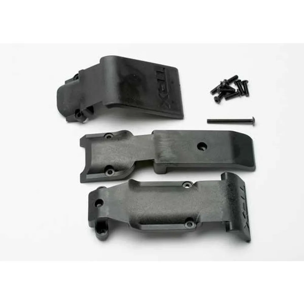 TRA5337 Revo Front Skid plate Set