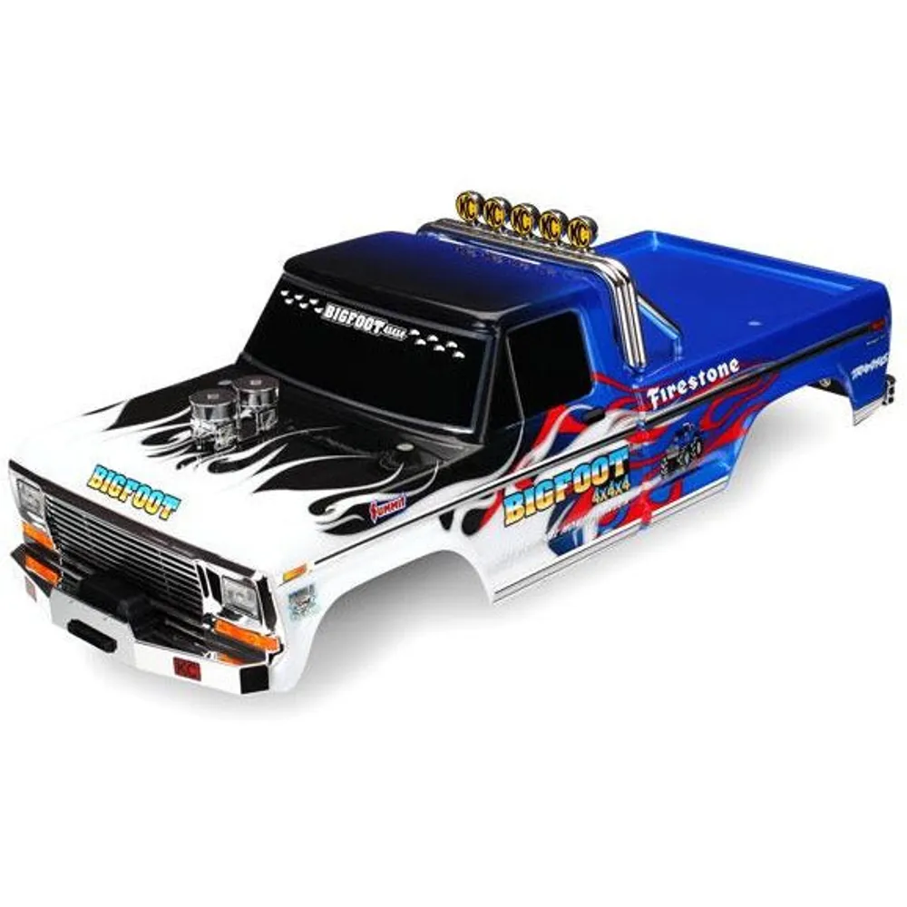 TRA3653 Body, Bigfoot Flame, Officially Licensed replica (painted, decals applied)
